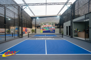 thi công sân pickleball